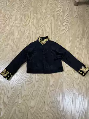 Yunzao Totem Spring and Autumn Joker Top Korean Panjin Embroidered High-waisted Coat Short Coat