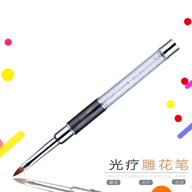 Bút làm móng, bút đèn chiếu, Chính hãng, Bút vẽ, Dụng cụ làm móng, Bức tranh chạm khắc, Tóc sable, mượt mà và không rụng - Công cụ Nail
