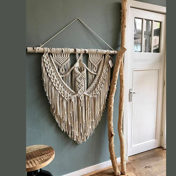 Nordic Ins Bohemian Artisanal Finished Woven Tapestry Tapestries Su Hung Paintings Folk Juku Decoration Wedding Arrangements