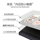 Мультяшный нескользящий ковер из ПВХ для домашнего использования, стираемый коврик