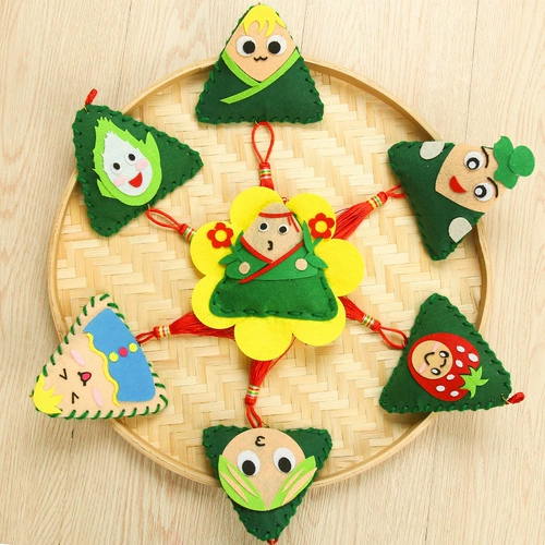 Флисовое украшение на сумку ручной работы для детского сада, детский набор материалов, «сделай сам»