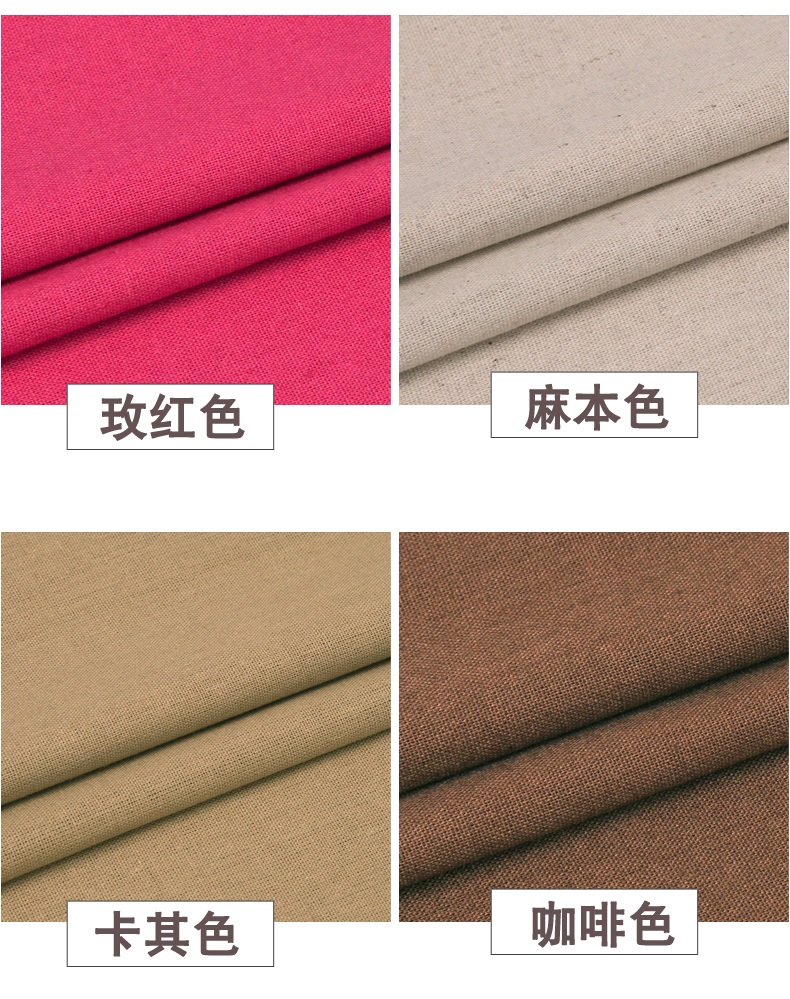 Chất liệu cotton polyester chất liệu vải lanh Rõ ràng thêu thêu DIY quần áo mùa hè handmade tre vải cvc