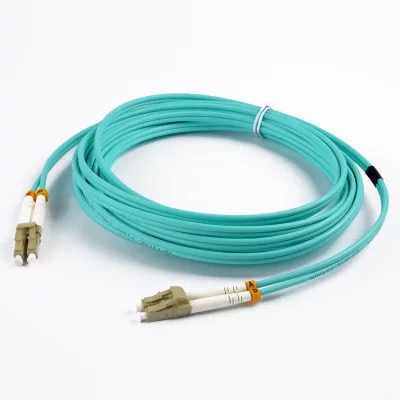 OM4 double-core 2 0mm fiber jumper 3M5M10M30M25M Telecommunications grade DLC-DLC finished jumper