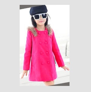 Manteau pour fille en laine - Ref 2162385 Image 14