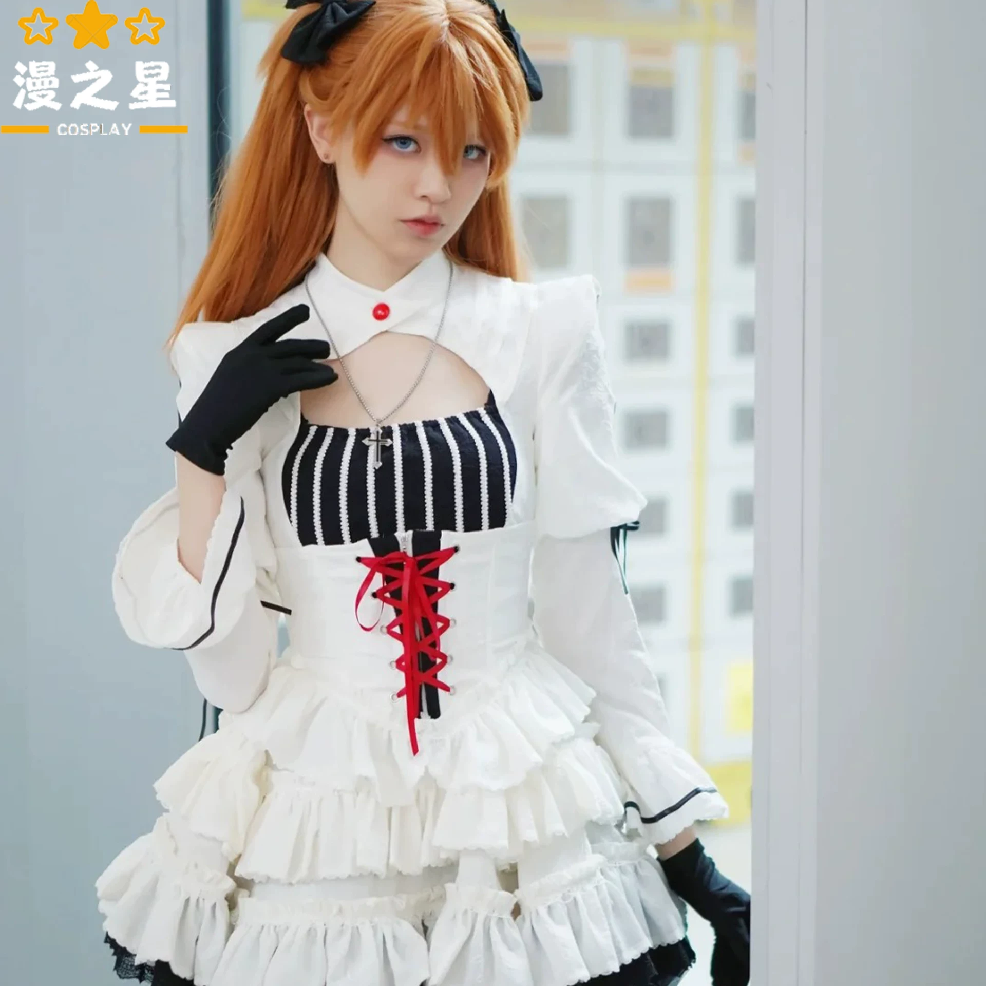 Новый век EVA Evangelion косплей C C C C C C C C C C C C Cosplay полный лолита одежда