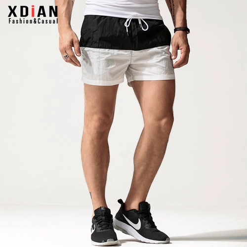 Спортивные шорты, мужские тонкие быстросохнущие дышащие штаны для спортзала для отдыха, для бега