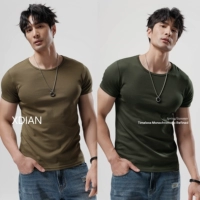 Военный зеленый + вольфрамовый серой [T2501 модернизированный хлопок Combed]