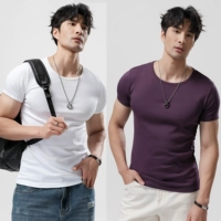 Белый + Цзинья Пурпур [T2501 модернизированный хлопок Combed]