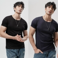 Черный + Королевский синий [T2501 модернизированный хлопок Combed]