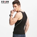 Быстросохнущая дышащая эластичная летняя майка для спортзала без рукавов для тренировок, облегающий крой, в обтяжку