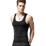 Быстросохнущая дышащая эластичная шелковая летняя майка для спортзала без рукавов для тренировок, в обтяжку