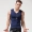 Tiếp tục của nam giới rộng vai vest Slim V-Cổ bông thanh niên thể dục thể thao tight-fitting không tay T-Shirt triều mùa hè thương hiệu khoác vest nam