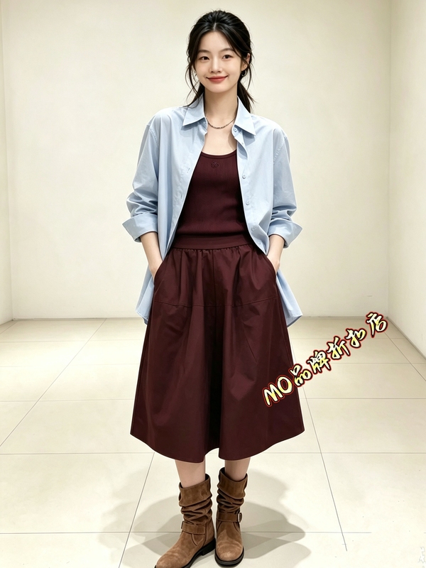 Wide-Leg Pants 2026 Autumn New Sports Style Woven Belt Elastic Waist Cropped Casual Pants Mbf3Pat027 Wide-Leg Pants 2026 Autumn New Sports Style Woven Belt Elastic Waist Cropped Casual Pants Mbf3Pat027
