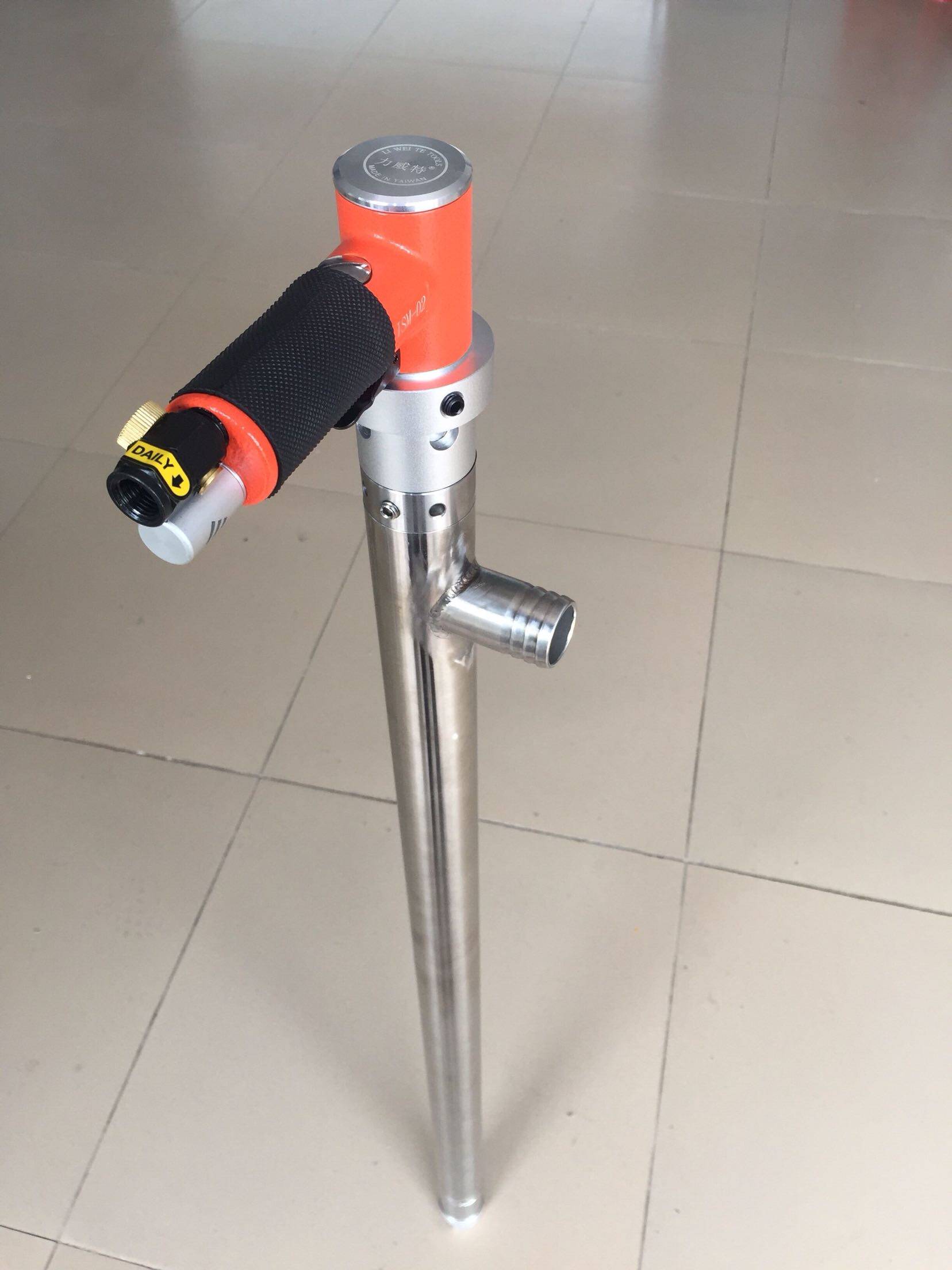 Pneumatic pumping unit small horsepower output pumping machine chemical barrel 200 liters liquid pumping machine