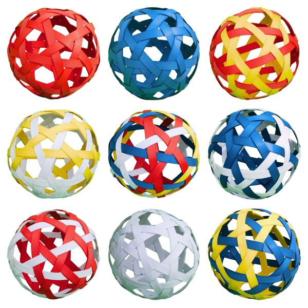 Hand-Woven Colorful Hollow Balls, Diameter 20cm Cm, Lantern Decoration, Football, Soccer, Dance and Sports Props