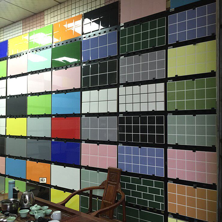 Nordic color lattice bread brick 300X600 matte glazed brick kitchen powder room bright wall brick small white brick