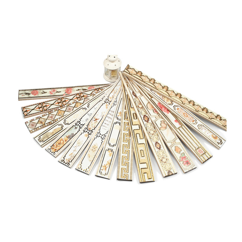 6D dazzling color spray tank ink flat waist line 70x600 Living room bedroom kitchen powder room tile edge line Skirting board