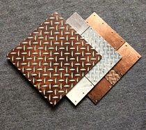 Imitation steel plate rust metal brick 300x300 floor tiles Antique brick European-style living room bar non-slip bathroom tiles