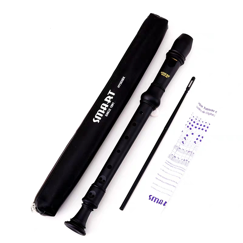 SMART Sith Mater Straight flute soprano 8 holes C English style B baroque beginner students class teaching instruments