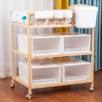 Baby diaper table storage box Household baby diaper storage box Baby supplies drawer finishing box storage box