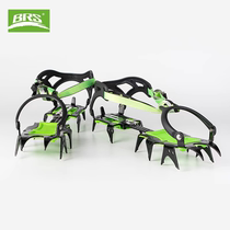 Autumn and winter Brother Jiedeng BRS crampons walking bundled fourteen-tooth crampons long teeth outdoor snow anti-slip ice climbing