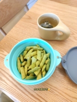 Thickened silicone folding bowl Telescopic Travel Camping Portable Cutlery Convenient Bowl