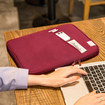 Korean version ipad flat shockproof MacBook air 11 inch 13 3 inch computer bag File handbag Information clip bag