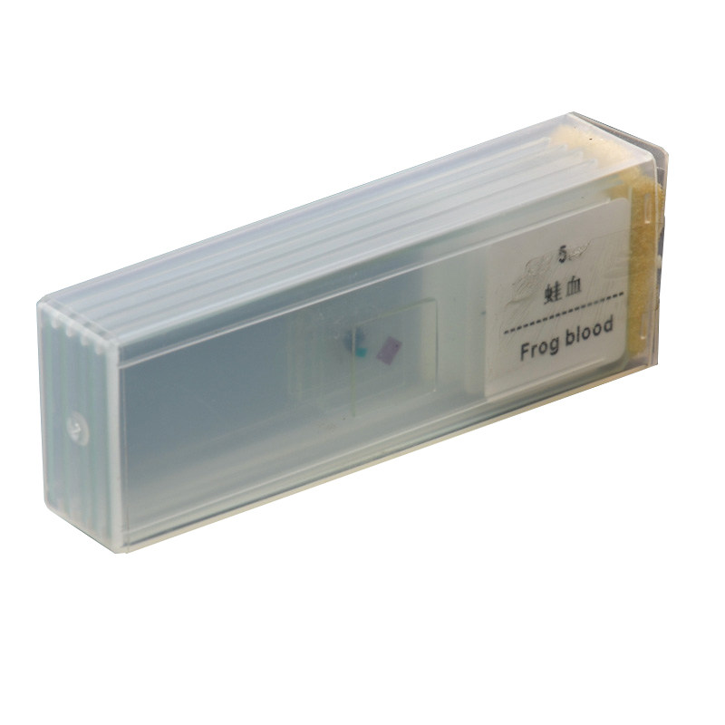 Datyson biomicroscope accessories 5 pieces of loaded specimen sliced glass material matched plastic containing box