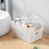 Пластиковая корзина для хранения, настольная система хранения, квадратное маленькое мусорное ведро