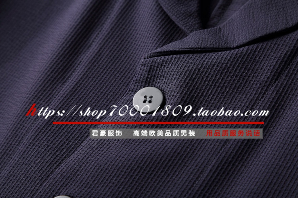 Mùa xuân và mùa thu cao cấp Bộ đồ vest nam giản dị suit nam