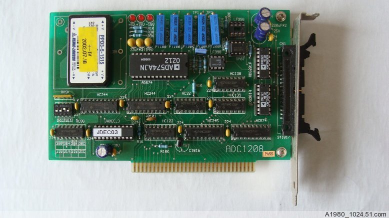 Research and development of ADC1208 industrial control card-Taobao