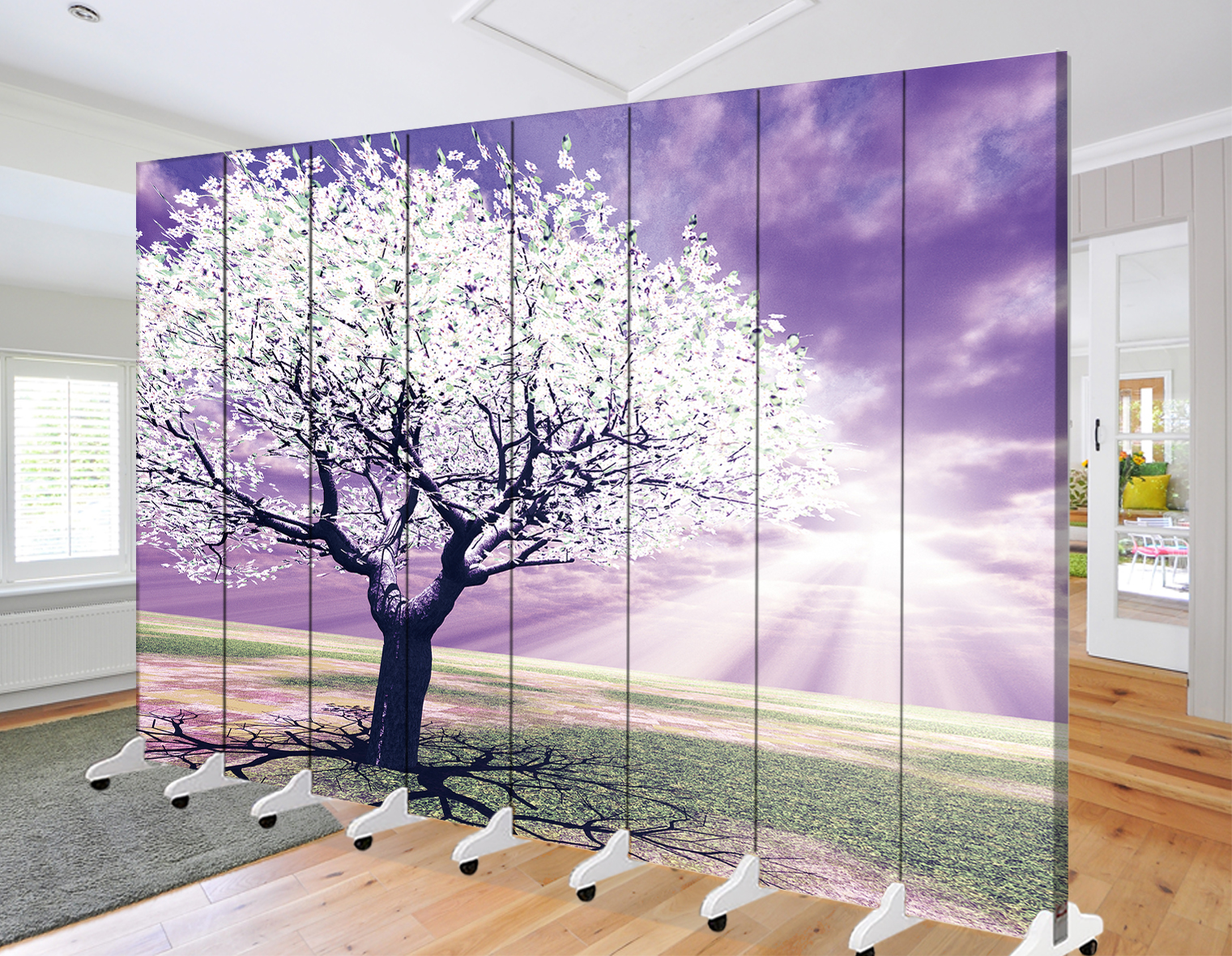 New Chinese Living Room Medical Hotel Home Bedroom Folding Mobile Modern Minima Hotel Partition Office Screen