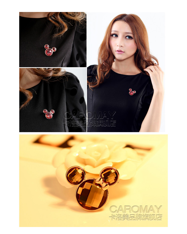 Broche femme CAROMAY en cristal artificiel - Ref 1172793 Image 25