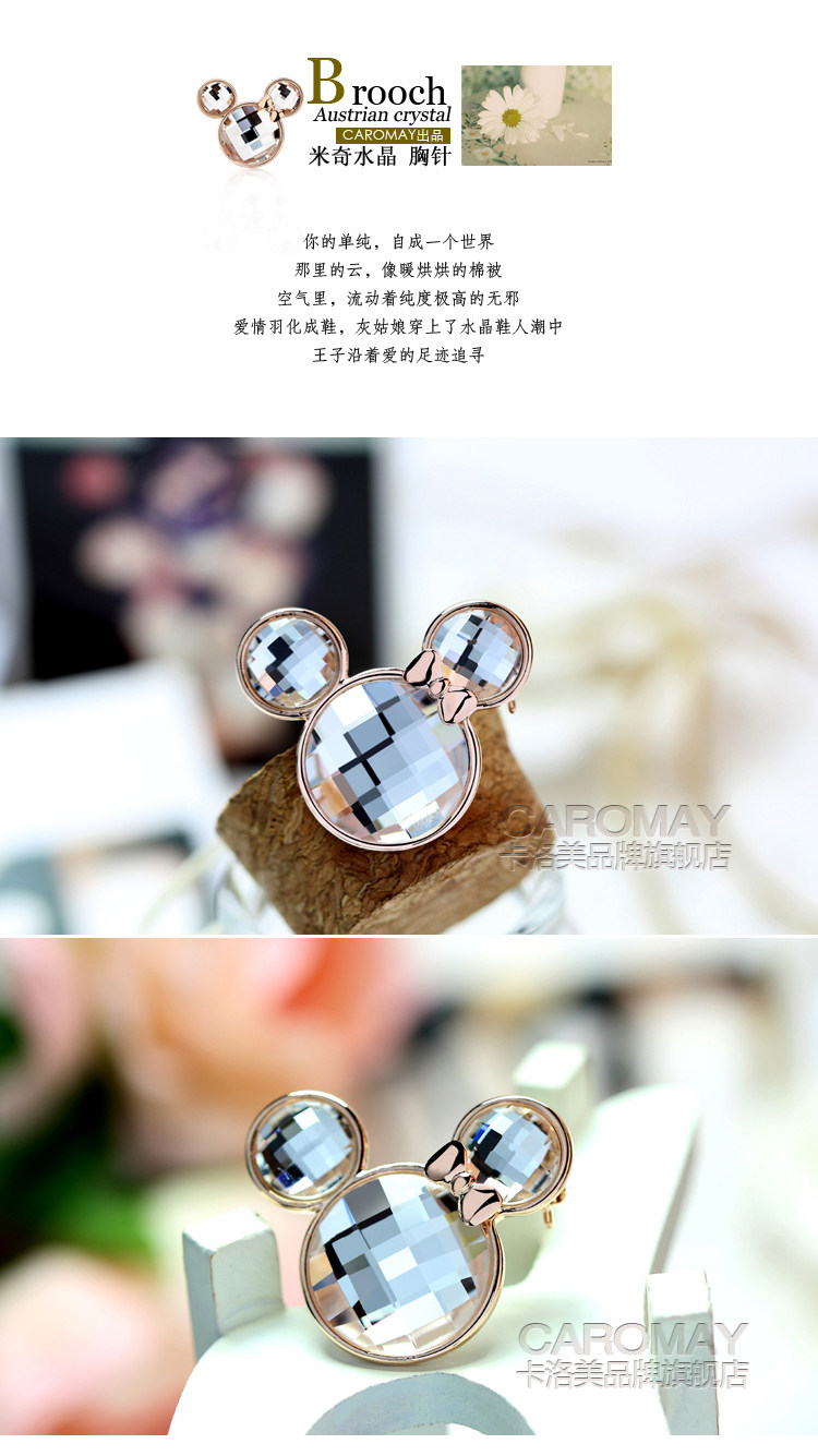 Broche femme CAROMAY en cristal artificiel - Ref 1172793 Image 26