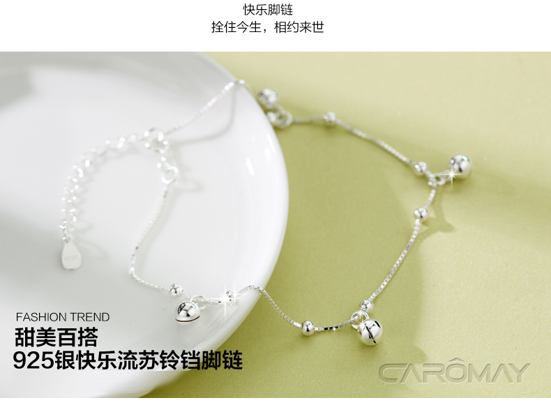 Chaine de cheville Femme CAROMAY    en Argenterie - Ref 3101535 Image 26