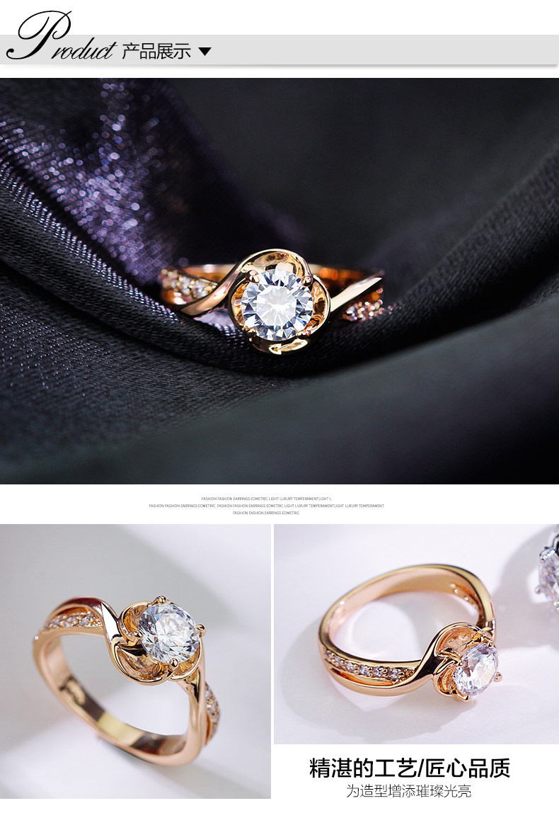 Bague Femme CAROMAY    en Zircone synthetique strass - Ref 3087634 Image 17