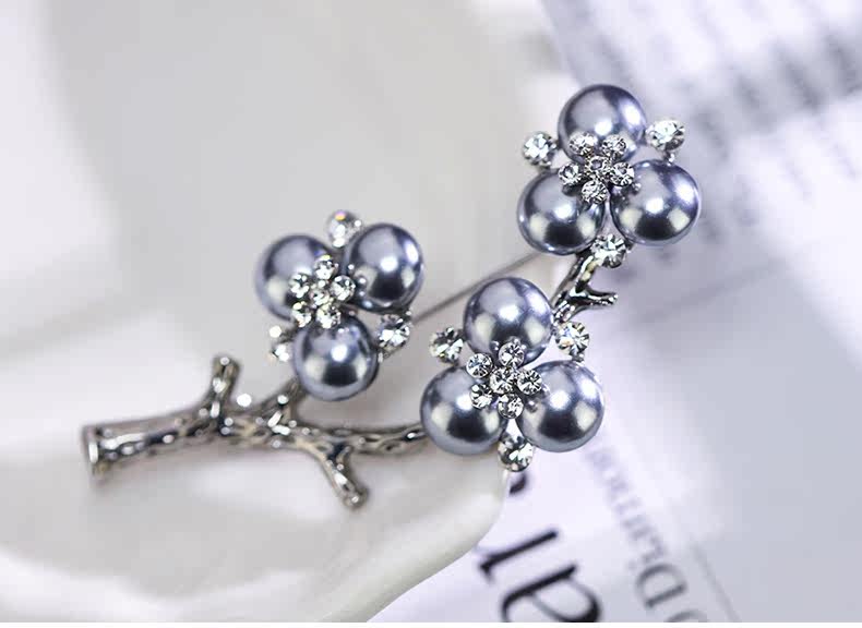 Broche femme CAROMAY en Nacre - Ref 1173708 Image 24