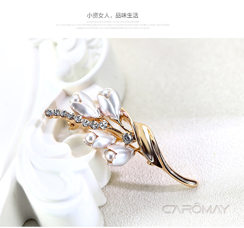 Broche femme CAROMAY en cristal artificiel - Ref 1174181 Image 30