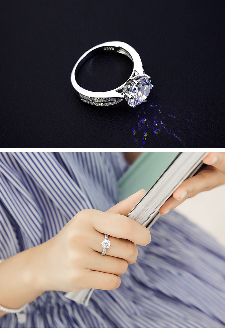 Bague Femme CAROMAY    en Argenterie - Ref 3086499 Image 20