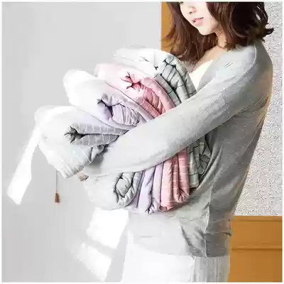 Liangpin Tianzhu knitted cotton quilt cover single student dormitory naked sleeping quilt cover Japanese custom baby double quilt cover