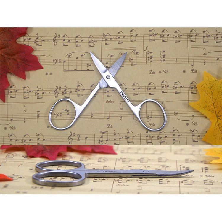 Su Embroidery Scissors Elbow stainless steel embroidered cut Su embroidery DIY beginner embroidery tool cut wire head small scissors