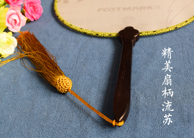 Su thêu thêu nhóm tự làm bộ dụng cụ thêu hai mặt quạt tử cung quạt mực hoa sen handmade tự học gói vật liệu tranh thêu cá chép hoa sen