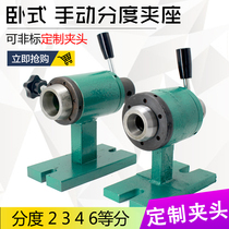 15 type 20 type 25 instrument horizontal manual indexing clamp seat Table lathe chuck seat Manual clamp seat