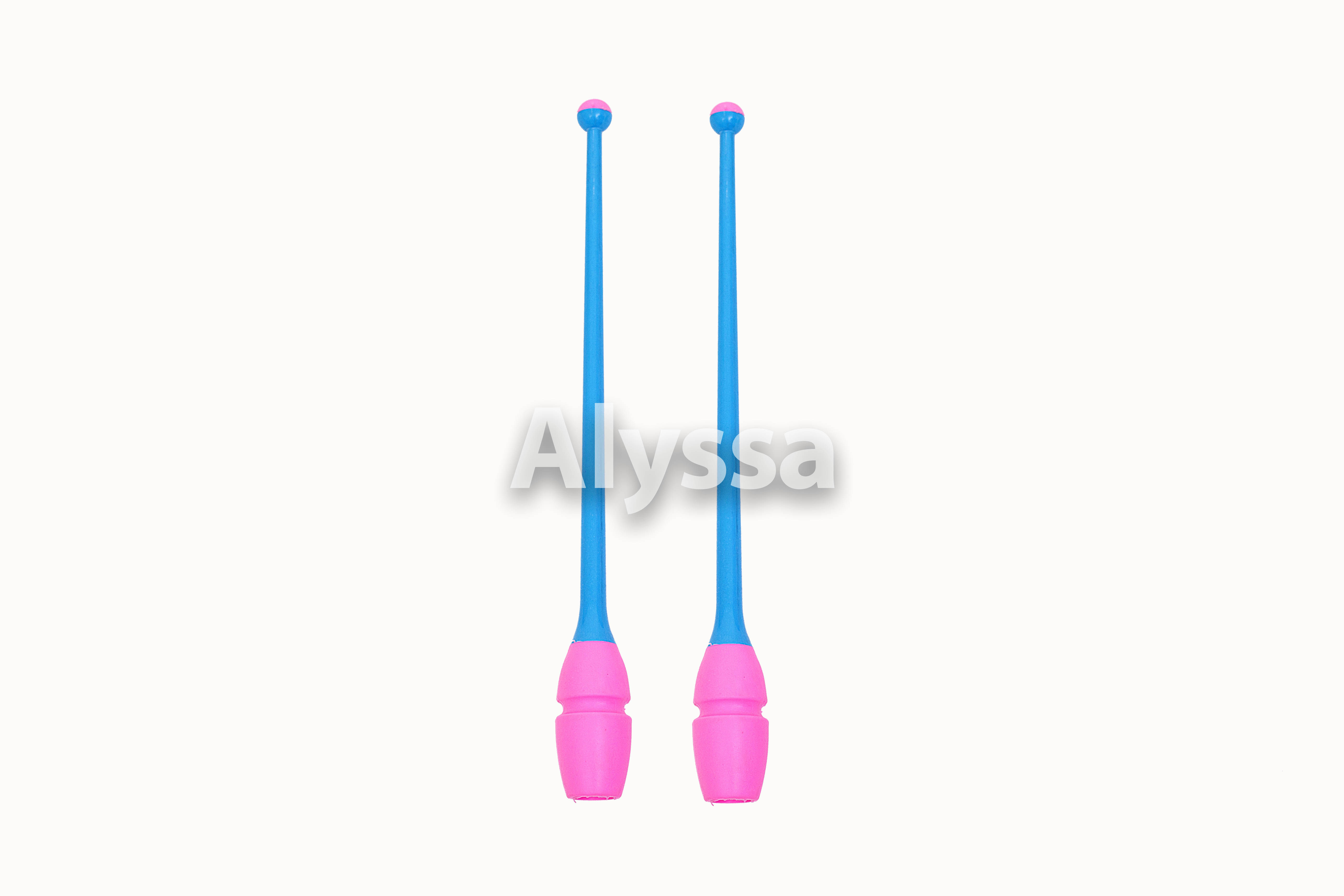 Alyssa rhythmic gymnastics stick - rubber insert stick two-tone Japan same domestic exclusive production of 455mm pink blue