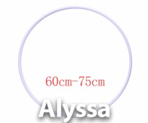 Alyssa专业艺术体操圈-白色尺寸拍时备注60.65.70.75cm不退换偏重