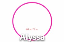 Alyssa Professional Rhythmic Gymnastics Ring-Bright Pink Size Remarks when shooting 60 65 70 75cm Non-refundable