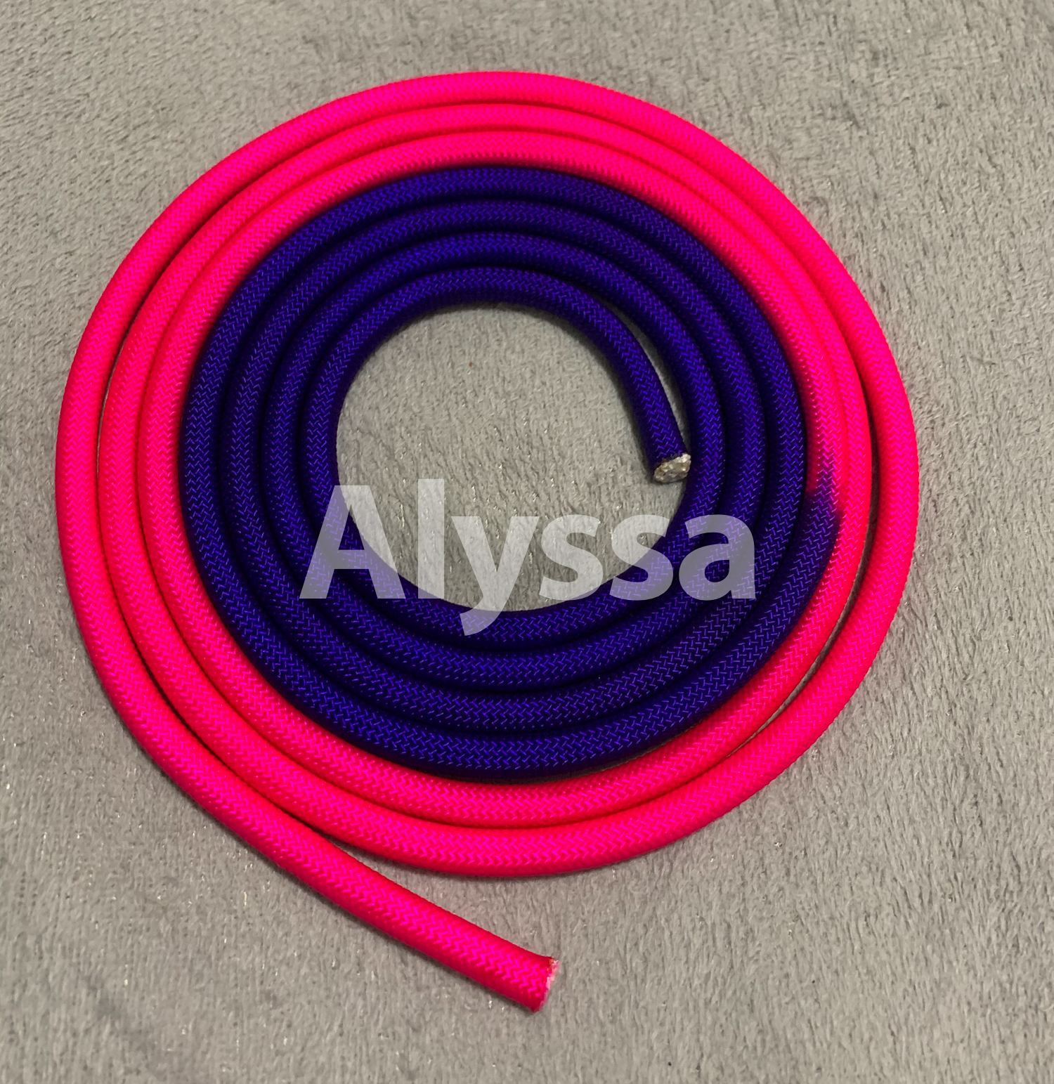 Alyssa Rhythmic Gymnastics Rope-Nylon Rope 3m-SN09 Pink-Blue Purple Limited