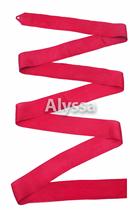 Alyssa Professional Artistic Gymnastics Ribbon (rose rouge-monochrome) RA04-sans bâton