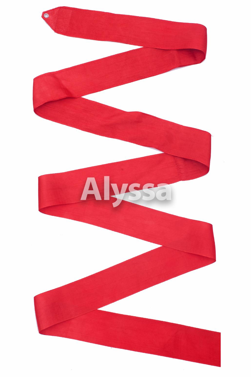 Alyssa Professional Art Gymnastics Ribbon (Great Red - Monochrome) RA05 - without sticks