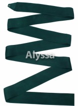 Alyssa Professional Rhythmic Gymnastics Ribbon (Dark Green-Single Color) RA17-Without Stick